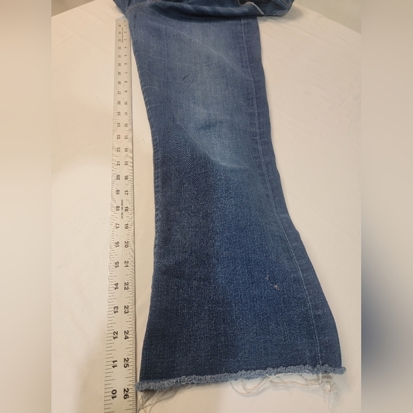 JOE'S Jeans women's waist 32 high rise 26" crop boot cut denim jean - Picture 5 of 10